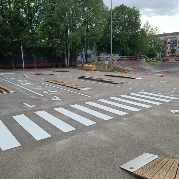 Markings in training areas